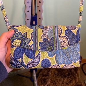 Vera Bradley Doodle Daisy Strap Wallet